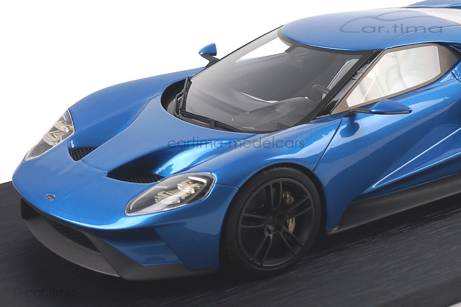 Ford GT North American Auto Show 2015 Liquid blue TopSpeed 1:18 TS0004