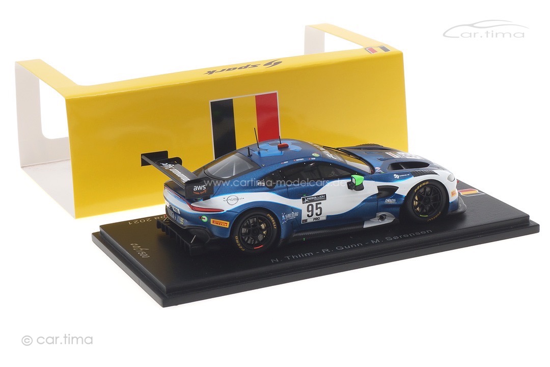 Aston Martin Vantage AMR GT3 24h Spa 2021 Gunn/Thiim/Sørensen Spark 1:43 SB431