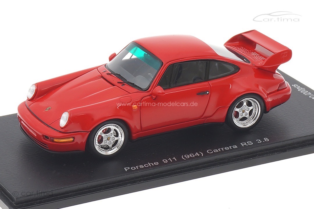 Porsche 911 (964) Carrera RS 3.8 Indischrot Spark 1:43 car.tima EXCLUSIVE CA04314007