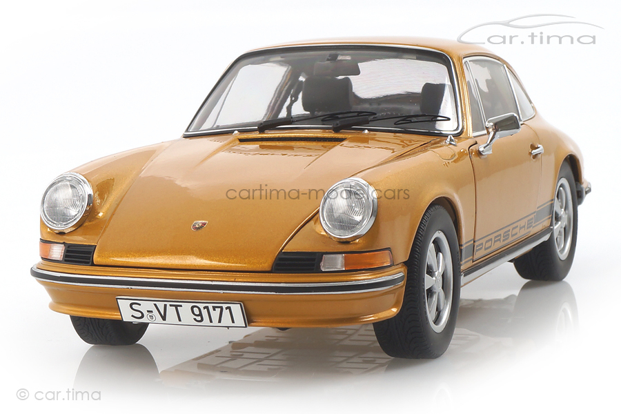 Porsche 911 S gold Schuco 1:18 450036100