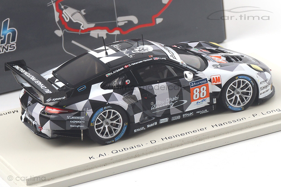 Porsche 911 RSR 24h Le Mans 2016 Al Qubaisi/Long/Heinemeier Hansson Spark 1:43 S5142