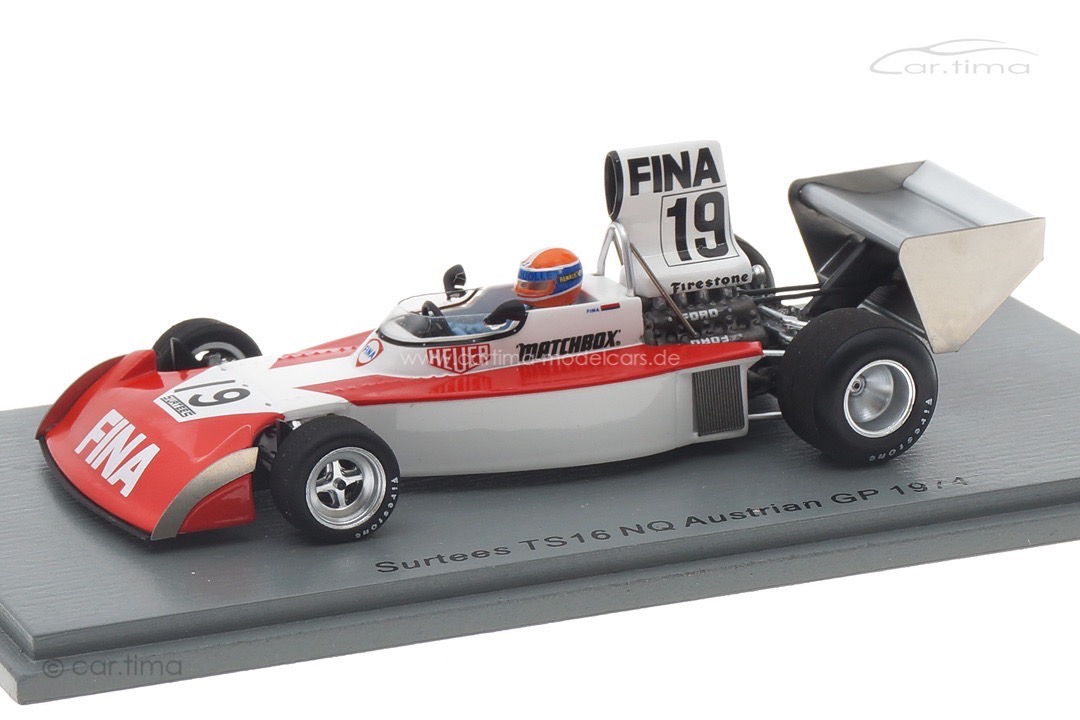 Surtees TS16 NQ GP Österreich 1974 Jean-Pierre Jabouille Spark 1:43 S9662