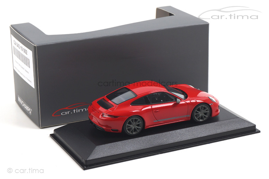 Porsche 911 (991 II) Carrera T Indischrot Minichamps 1:43 CA04319002