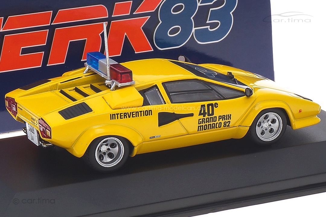 Lamborghini Countach Safety Car Monaco GP 1982 Werk83 1:43 W83430007