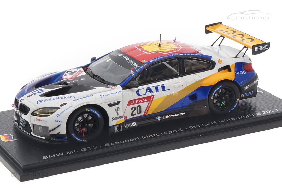 BMW M6 GT3 24h Nürburgring 2021 Dusseldorp/Krohn/Klingmann/Sims Spark 1:43 SG755