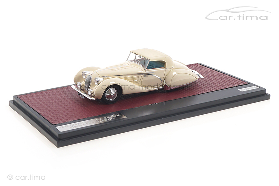 Talbot-Lago T150C Cabriolet Figoni & Falaschi 1936 weiß Matrix 1:43 MX41904-032