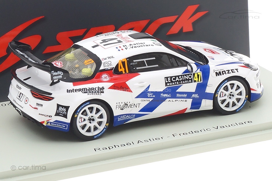 Alpine A110 Rally RGT Rallye Monte Carlo 2021 Astier/Vauclare Spark 1:43 S6581