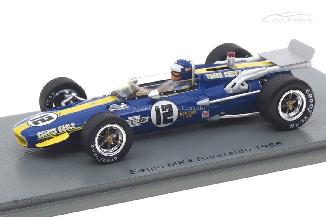 Eagle MK4 Riverside 1968 Mark Donohue Spark 1:43 S4260