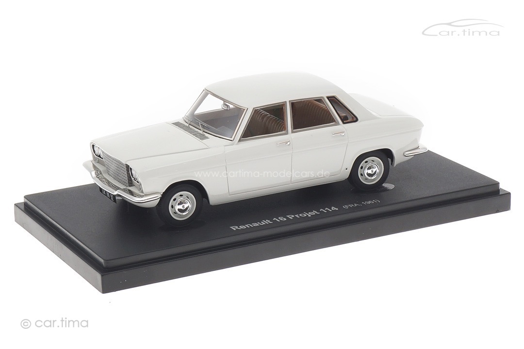 Renault 16 Projet 114 1961 weiß Avenue43 1:43 60088