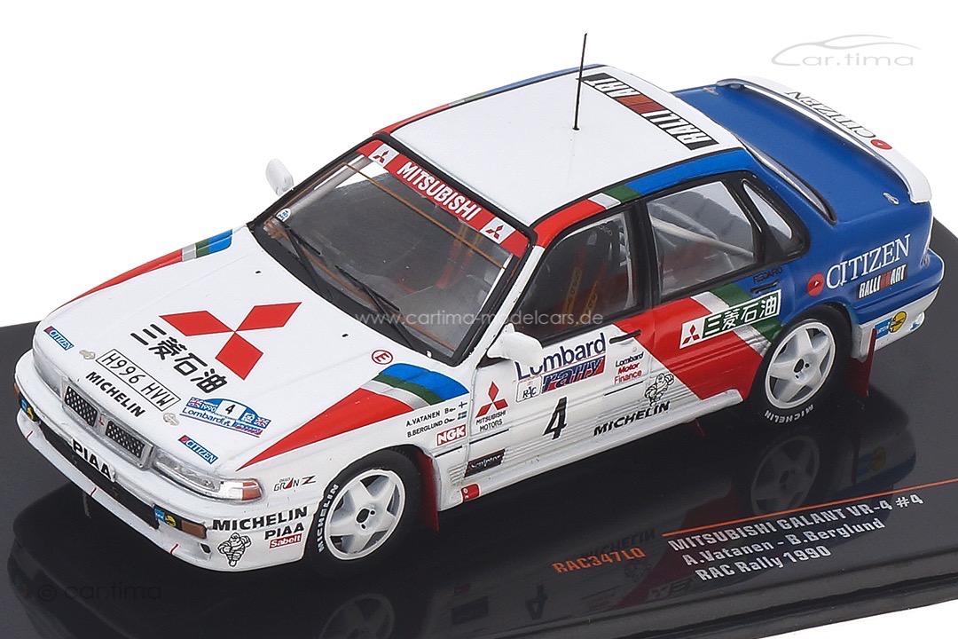 Mitsubishi Galant VR-4 RAC Rallye 1990 Vatanen/Berglund IXO 1:43 RAC347LQ