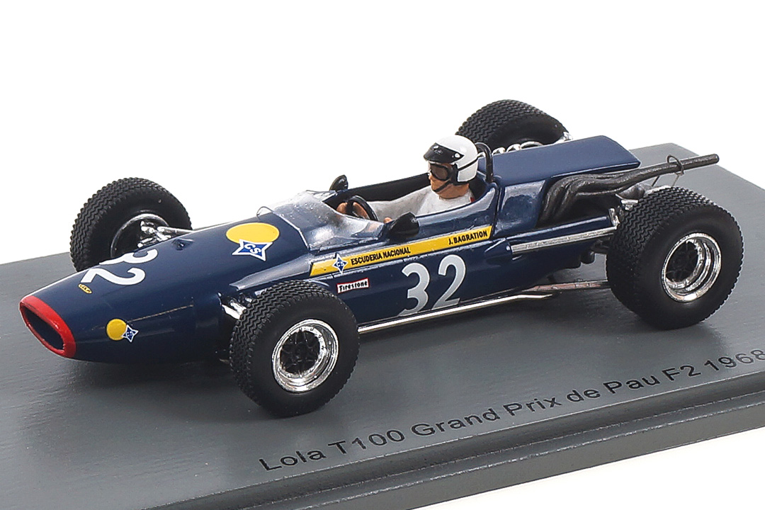 Lola T100 GP de Pau F2 1968 Jorge de Bagration Spark 1:43 SF180