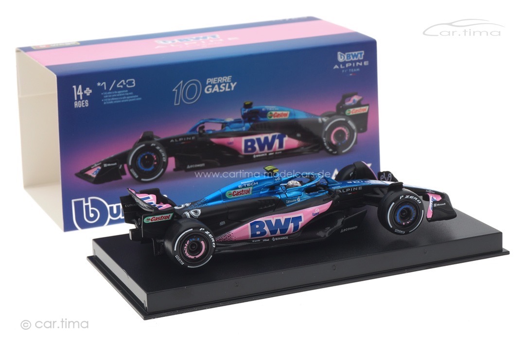 BWT Alpine A523 GP 2023 Pierre Gasly Bburago 1:43 18-38073GASLY