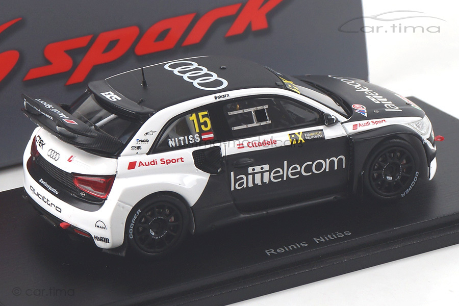 Audi S1 EKS RX Quattro WRX Portugal 2017 Reinis Nitišs Spark 1:43 S5863