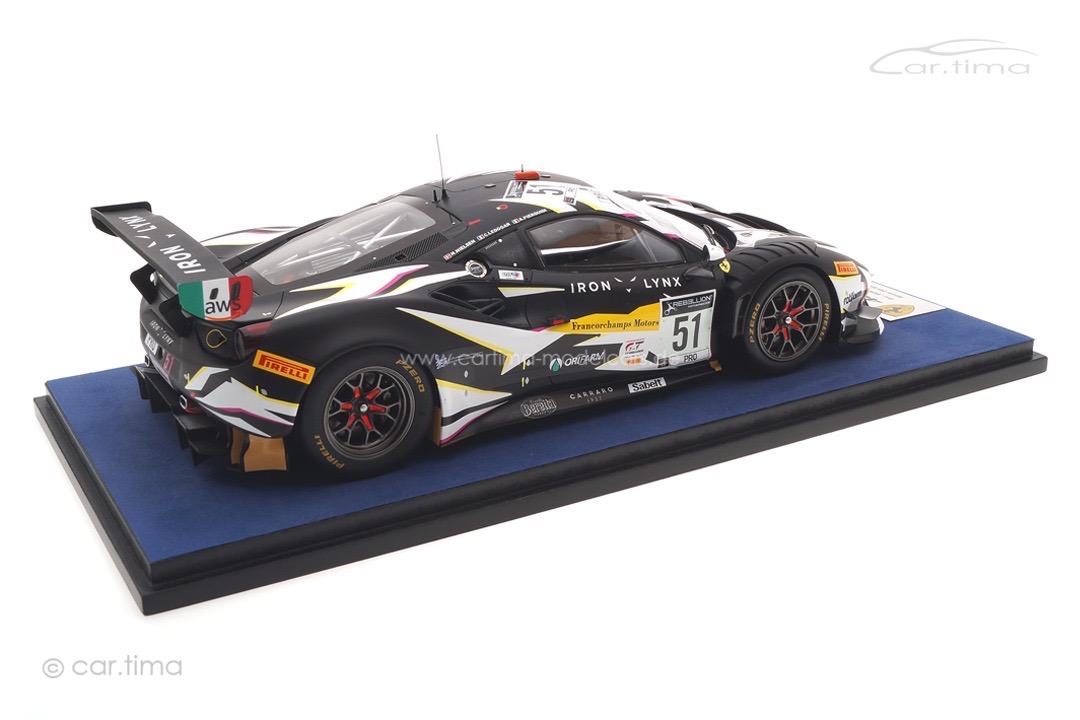 Ferrari 488 GT3 Winner 24h Spa 2021 Ledogar/Nielsen/Pier Guidi Looksmart 1:18 LS18RC015