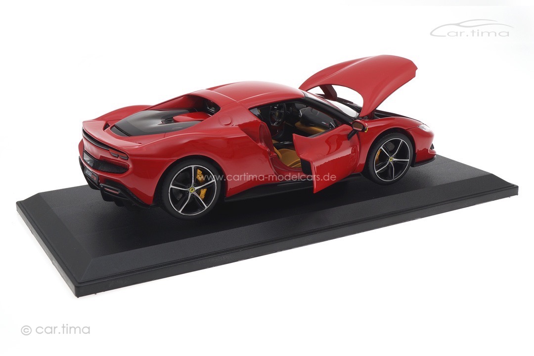 Ferrari 296 GTB Hybrid 830HP V6 2022 rot Bburago 1:18 18-16018