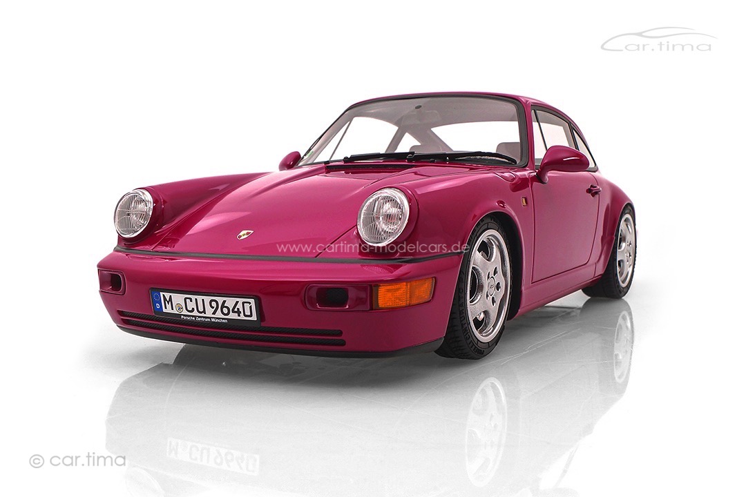 Porsche 911 (964) Carrera RS Sternrubin Curves Magazin Originalsignatur Stefan Bogner car.tima 1:18