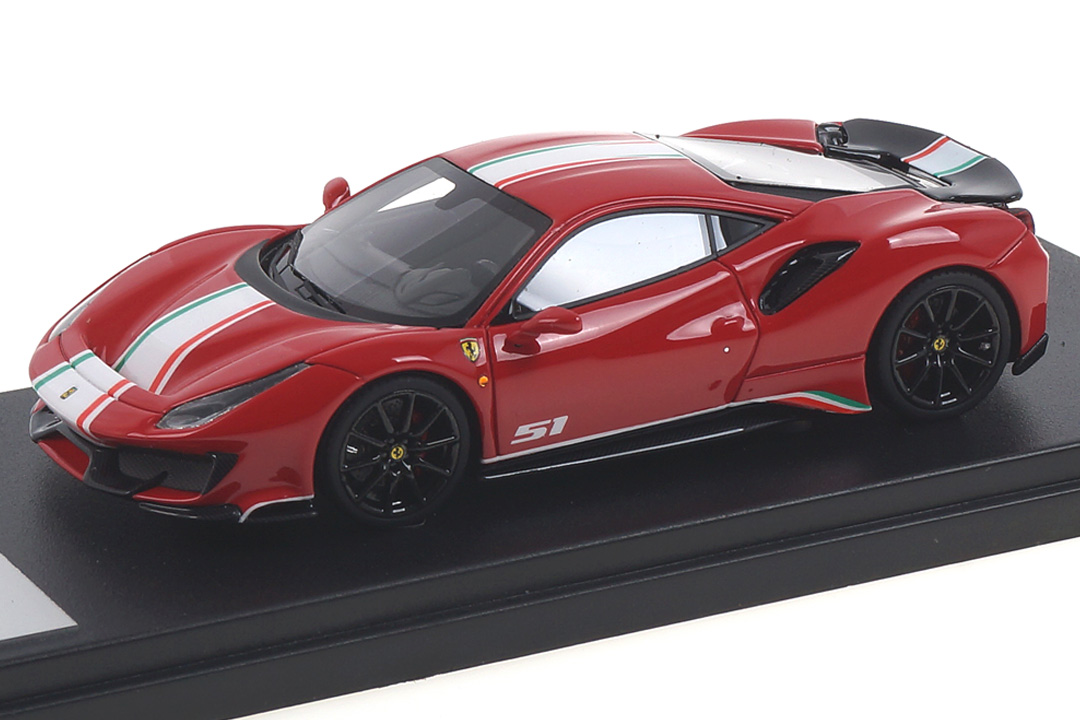 Ferrari 488 Pista Piloti Rosso Corsa LookSmart 1:43 LS488PPA