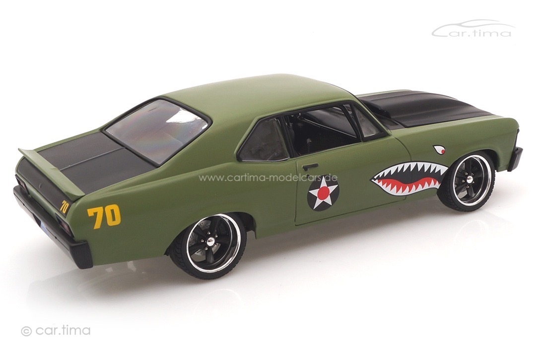 Chevrolet Nova Warhawk Coupe 1970 grün/schwarz GMP 1:18 18957-B