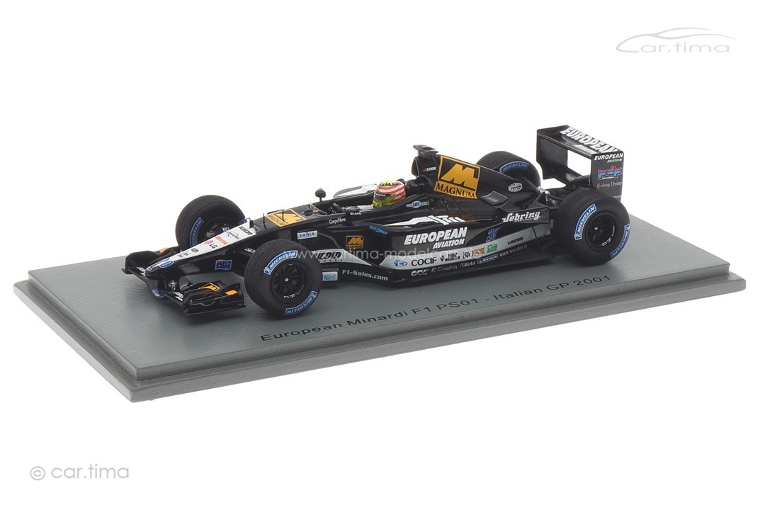 Minardi PS01 Italian GP 2001 Alexander Yoong Spark 1:43 S4848