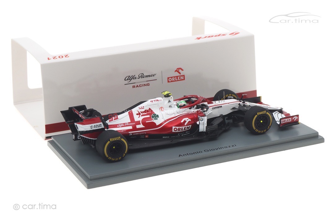 Alfa Romeo Sauber F1 GP Bahrain 2021 Antonio Giovinazzi Spark 1:43 S7663