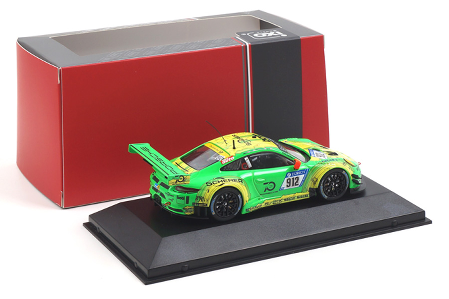 Porsche 911 (991) GT3 R 24h Nürburgring 2018 Lietz/Pilet/Makowiecki/Tandy IXO 1:43 CMR43012