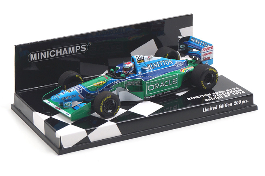 Benetton Ford B194 British GP 1994 Jos Verstappen Minichamps 1:43 417940806