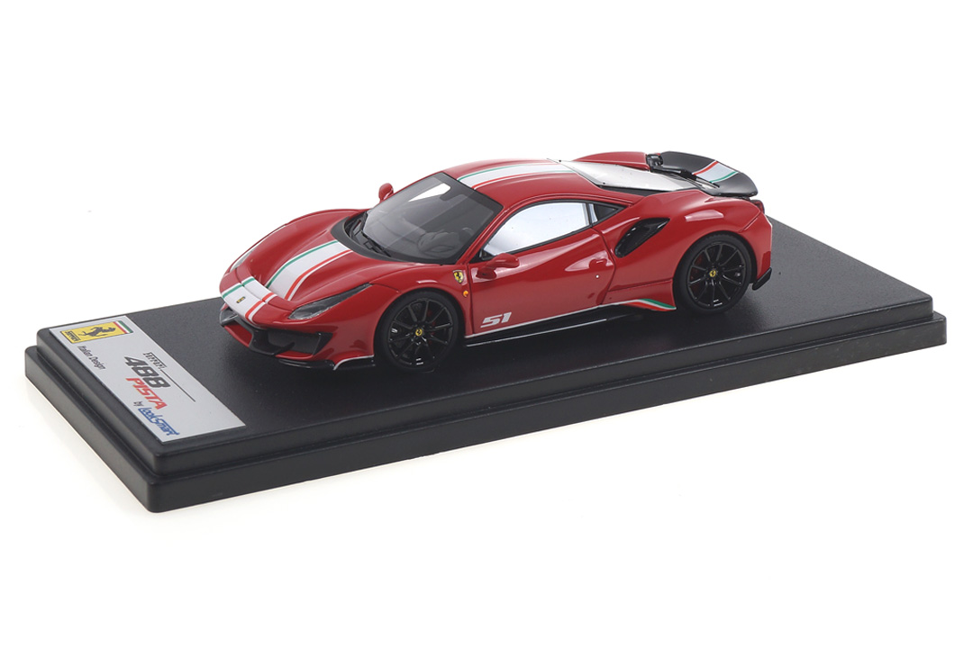 Ferrari 488 Pista Piloti Rosso Corsa LookSmart 1:43 LS488PPA