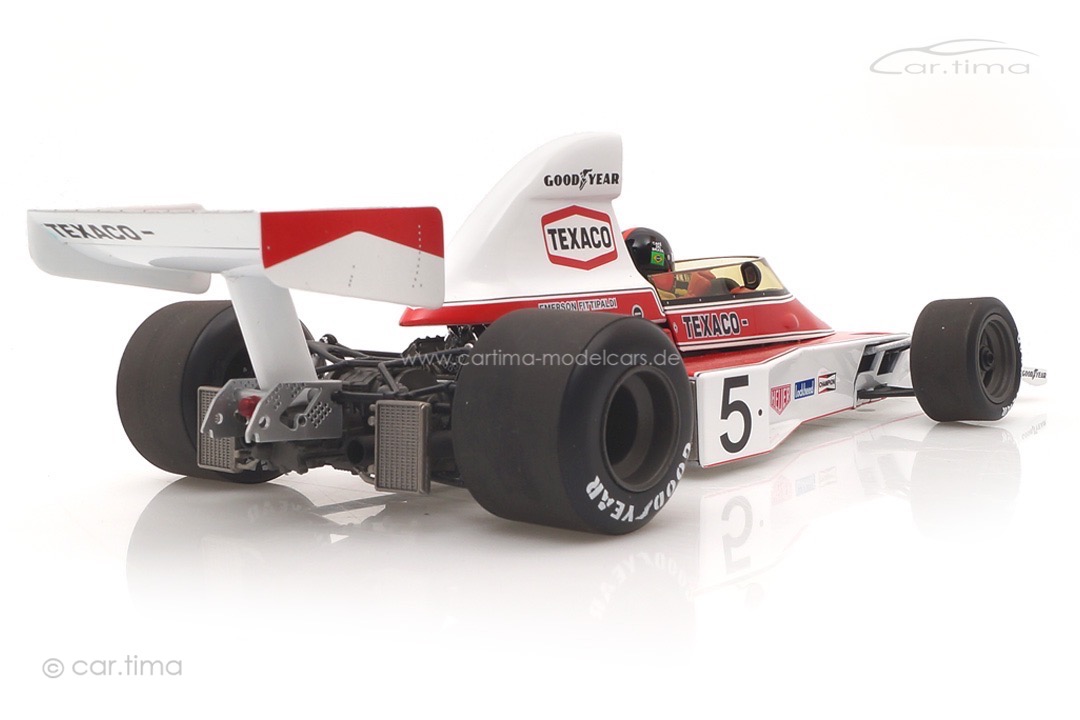 McLaren Ford M23 World Champion 1974 Emerson Fittipaldi Minichamps 1:18 186740005