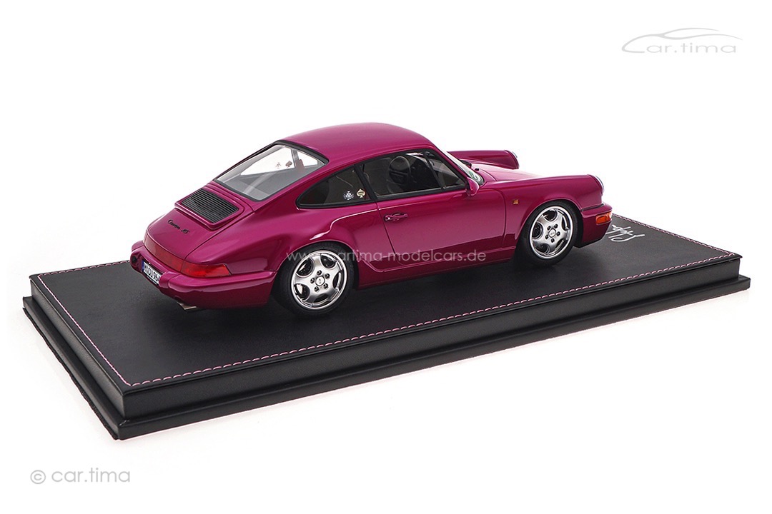 Porsche 911 (964) Carrera RS Sternrubin Curves Magazin Originalsignatur Stefan Bogner car.tima 1:18