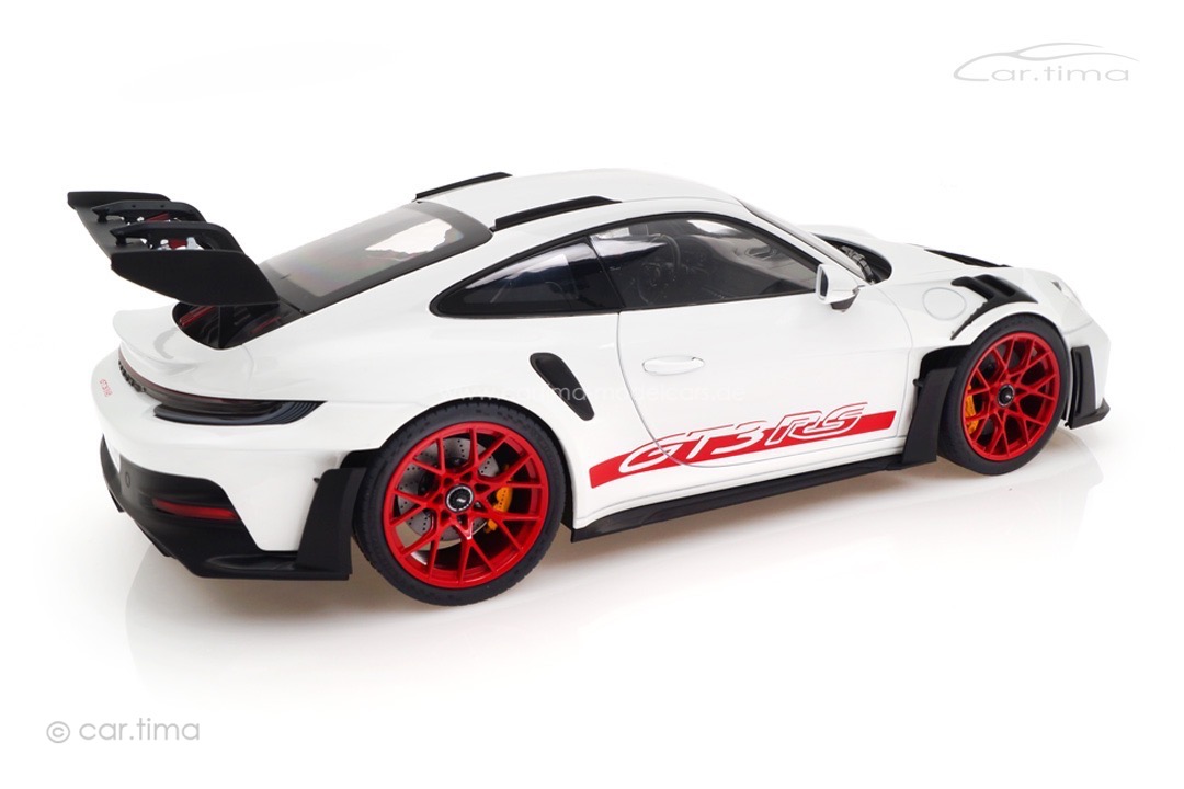 Porsche 911 (992) GT3 RS Weiß/Pyrorot Norev 1:12 127530