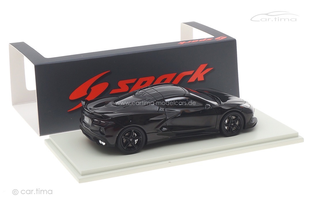 Chevrolet Corvette C8 2019 schwarz Spark 1:43 S5061