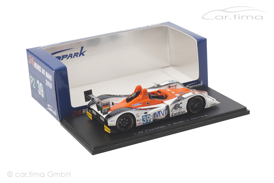 Lola-Judd KSM 24h Le Mans 2010 de Pourtales/Noda/Kennard Spark 1:43 S2563