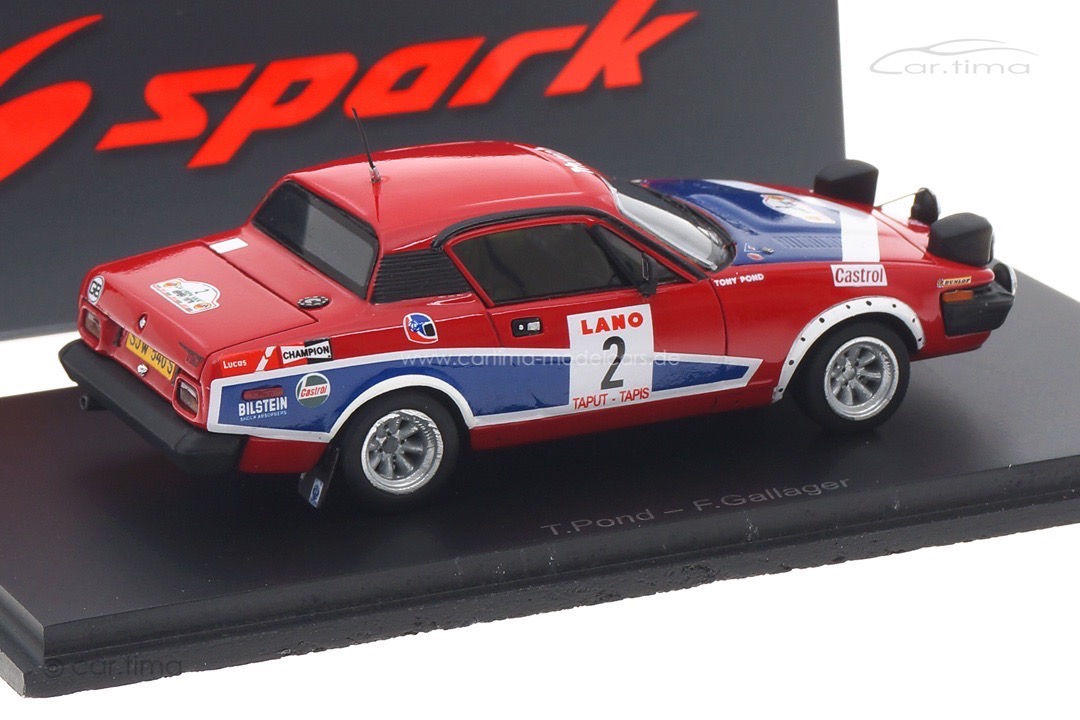 Triumph TR7 Winner Ypres Rallye 1978 Pond/Gallagher Spark 1:43 S7056