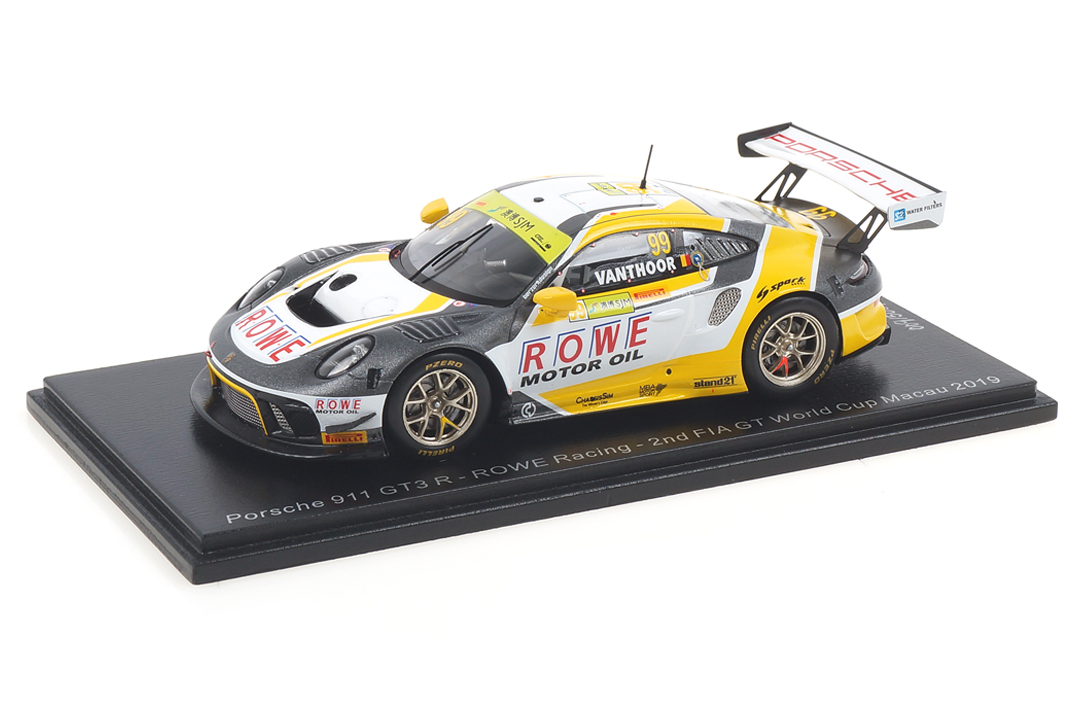 Porsche 911 GT3 R Macau 2019 Laurens Vanthoor Spark 1:43 SA210