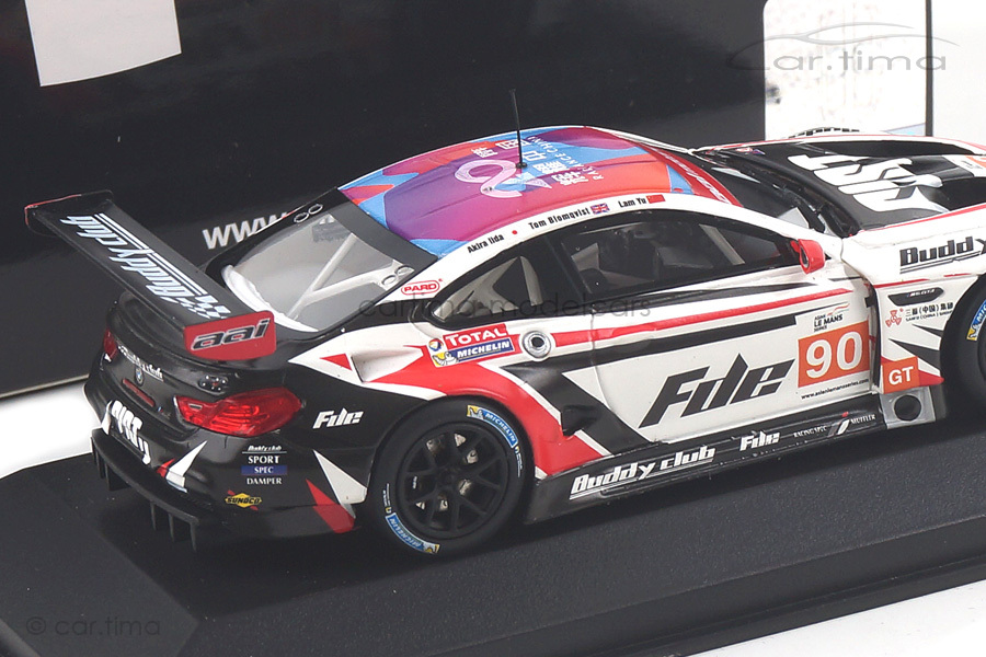 BMW M6 GT3 Asian Le Mans Series 2016 Blomqvist/Iida Minichamps 1:43 437162690