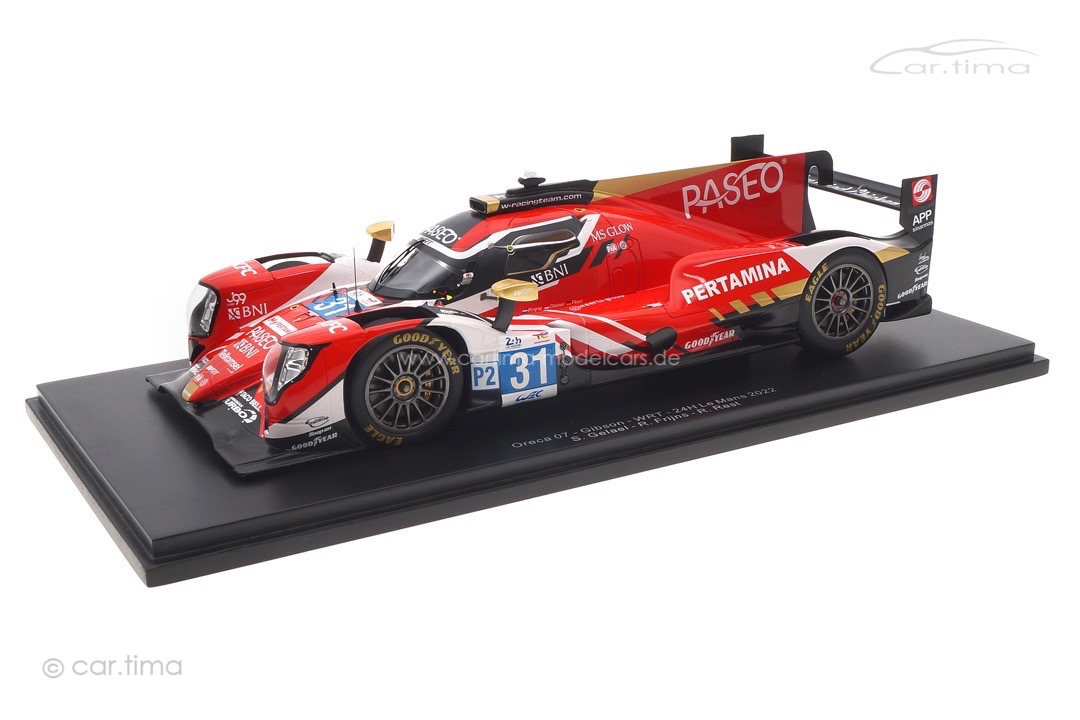 Oreca 07 24h Le Mans 2022 Gelael/Frijns/Rast Spark 1:18 18S810