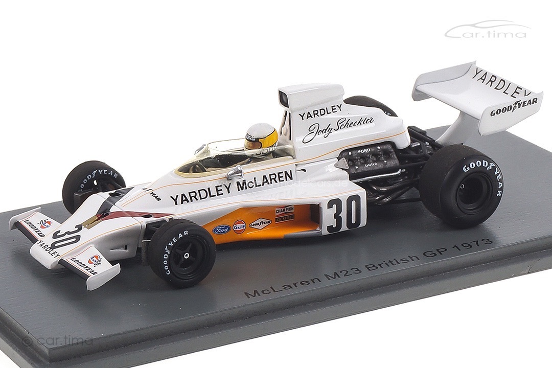 McLaren M23 GP Großbritannien 1973 Jody Scheckter Spark 1:43 S5736