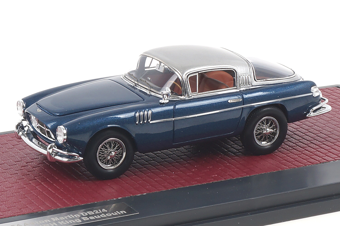 Aston Martin DB2/4 Vignale HRH King Baudouin blau/silber Matrix 1:43 MX50108-141