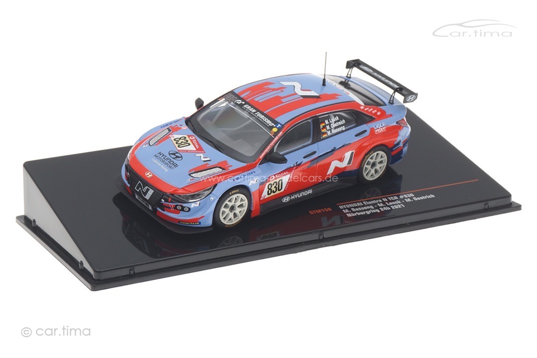 Hyundai Elantra N TCR 24h Nürburgring 2021 Basseng/Lauck/Oestreich IXO 1:43 GTM159