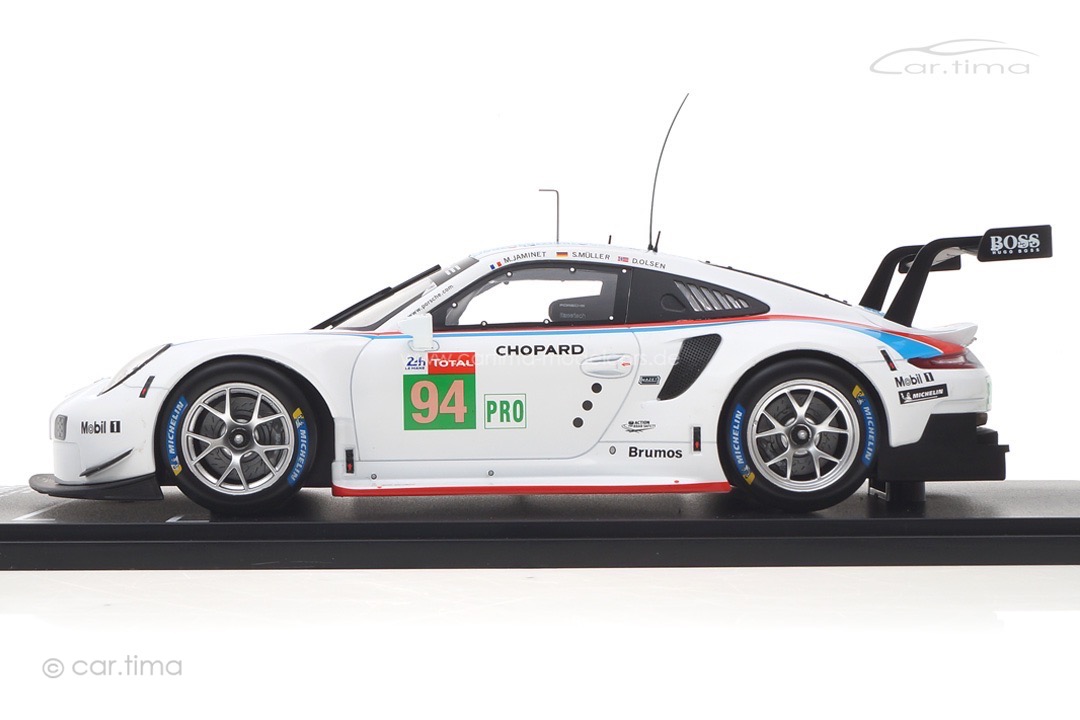 Porsche 911 (991) RSR 24h Le Mans 2019 Müller/Jaminet/Olsen IXO 1:18 LEGT18026