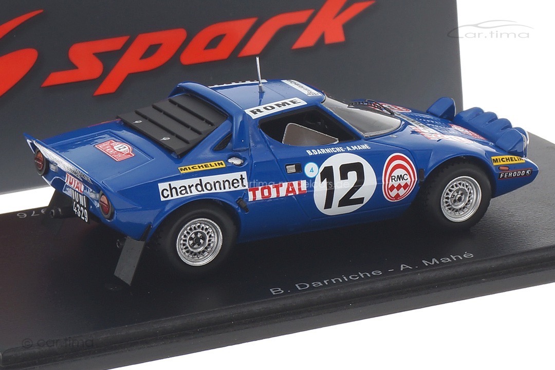 Lancia Stratos HF Rallye Monte Carlo 1976 Darniche/Mahé Spark 1:43 S9084