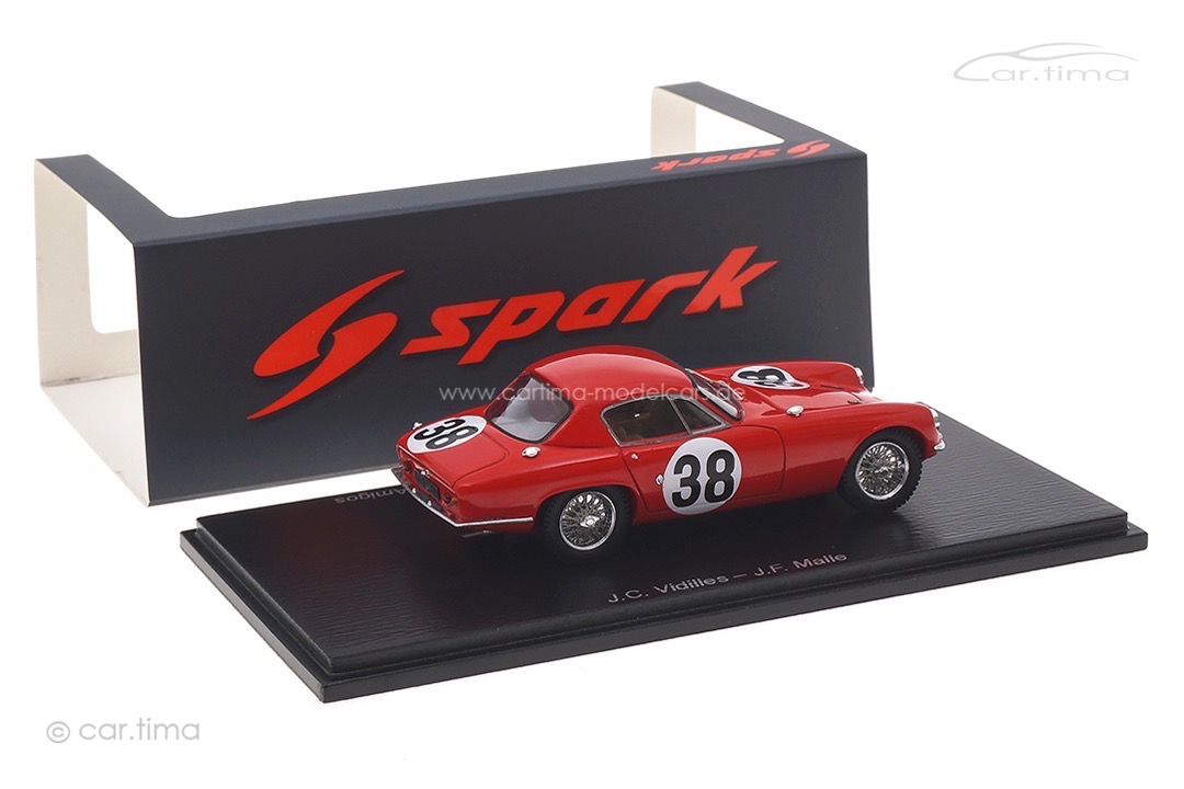 Lotus Elite 24h Le Mans 1959 Malle/Vidilles Spark 1:43 S8200