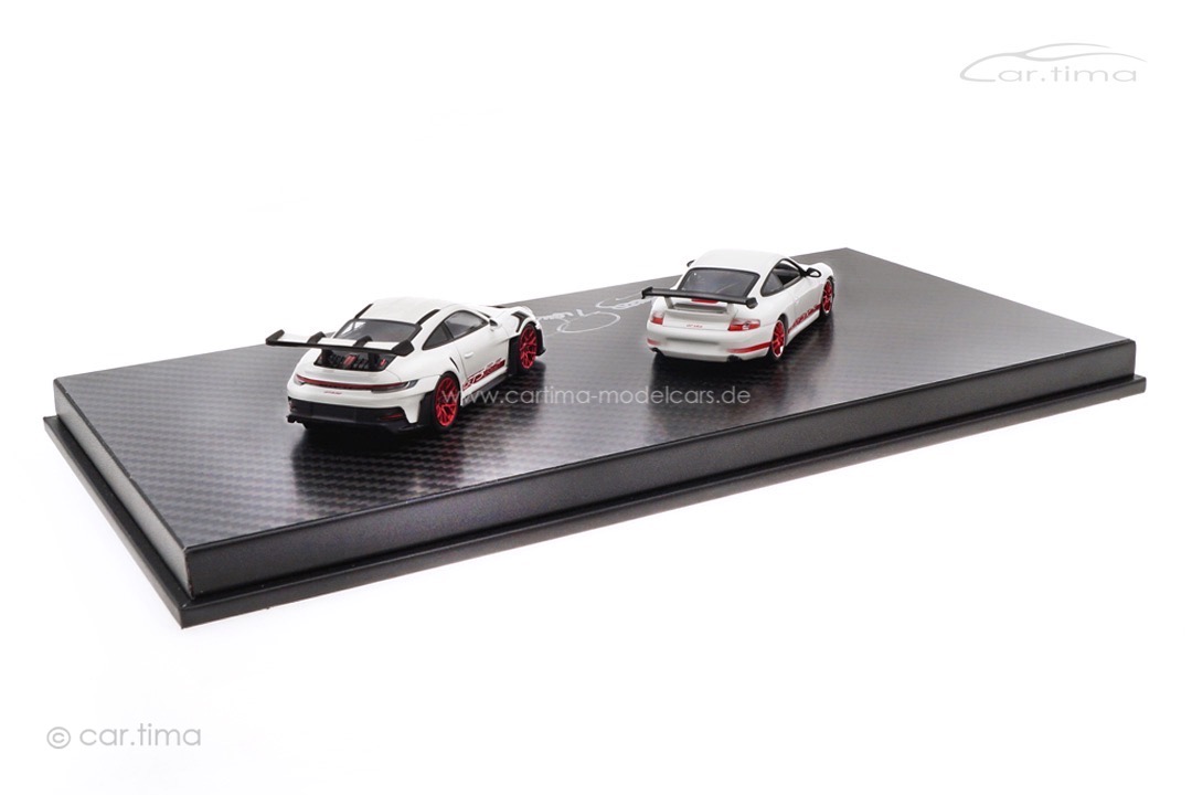 Set Porsche 911 GT3 RS (996/992) Originalsignatur Andreas Preuninger car.tima CUSTOMIZED 1:43