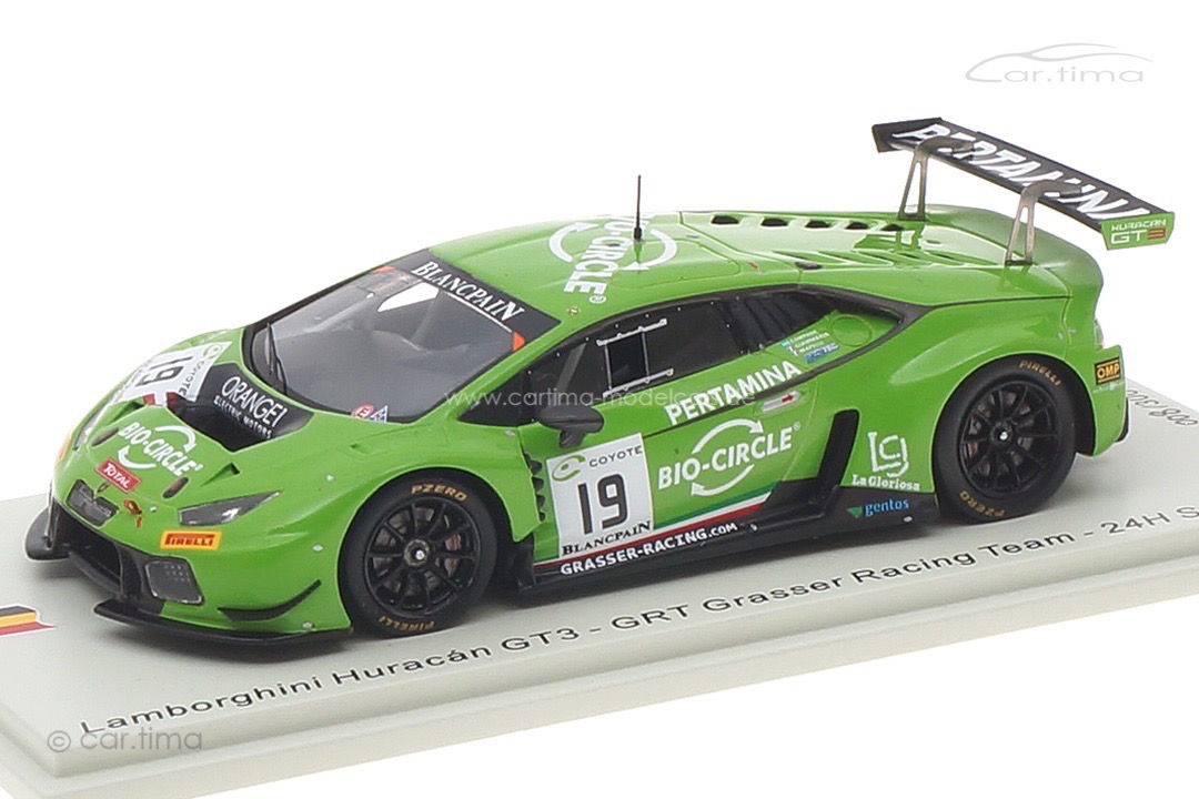 Lamborghini Huracán GT3 24h Spa 2018 Perez Companc/Giammaria/Mapelli Spark 1:43 SB307