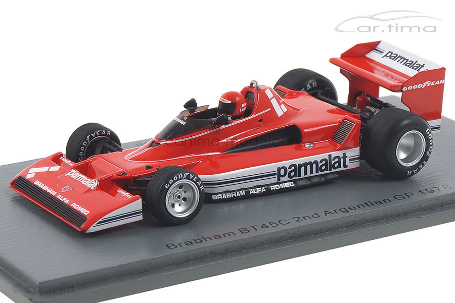 Brabham BT45C GP Argentinien 1978 Niki Lauda Spark 1:43 S7111