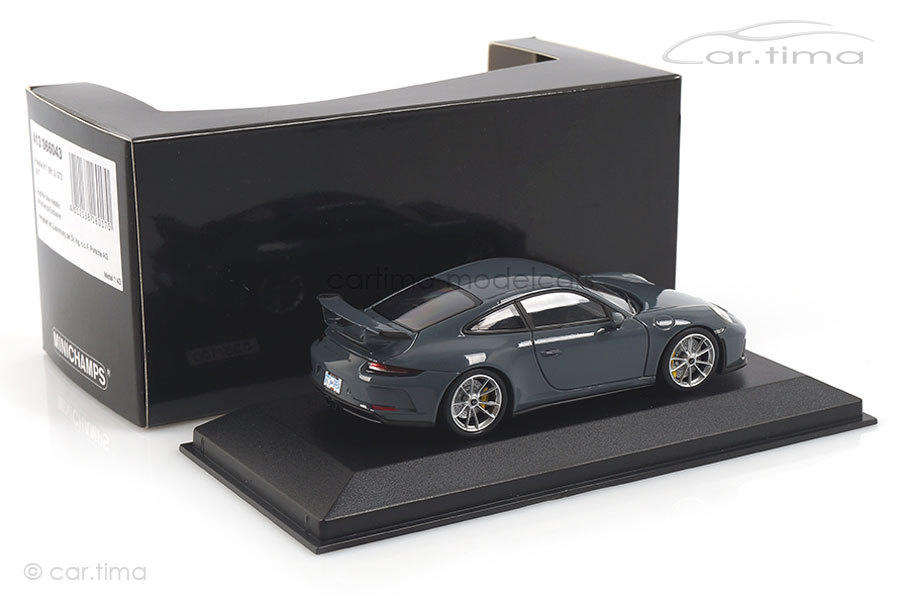 Porsche 911 (991 II) GT3 Graphitblau met. Minichamps 1:43 413066043