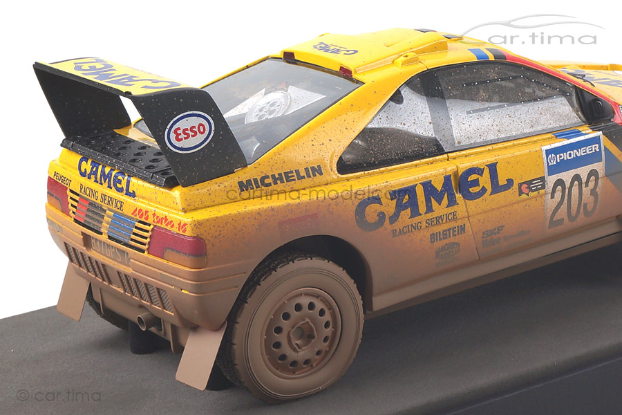 Peugeot 405 GT T-16 Winner Paris Dakar 1990 Dirty Version Top Marques 1:18 TMPD-03AD