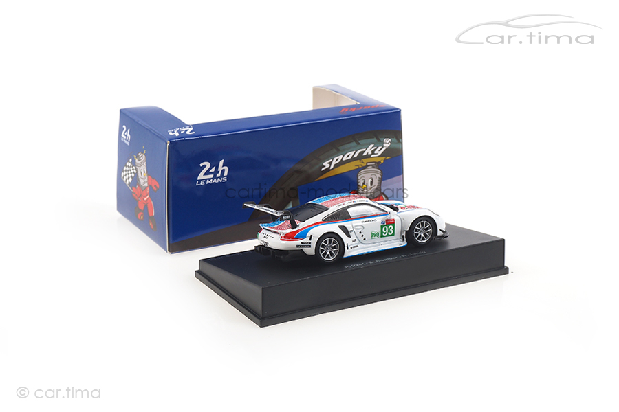 Porsche 911 RSR 24h Le Mans 2019 Bamber/Pilet/Tandy Spark 1:64 Y141