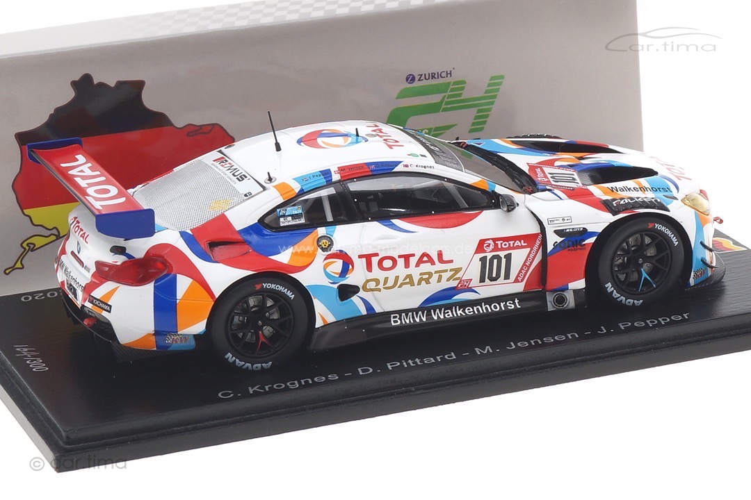 BMW M6 GT3 24h Nürburgring 2020 Krognes/Jensen/Pepper/Pittard Spark 1:43 SG691