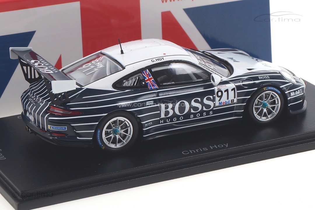 Porsche 911 GT3 Cup Supercup Silverstone 2019 Chris Hoy Spark 1:43 UK006